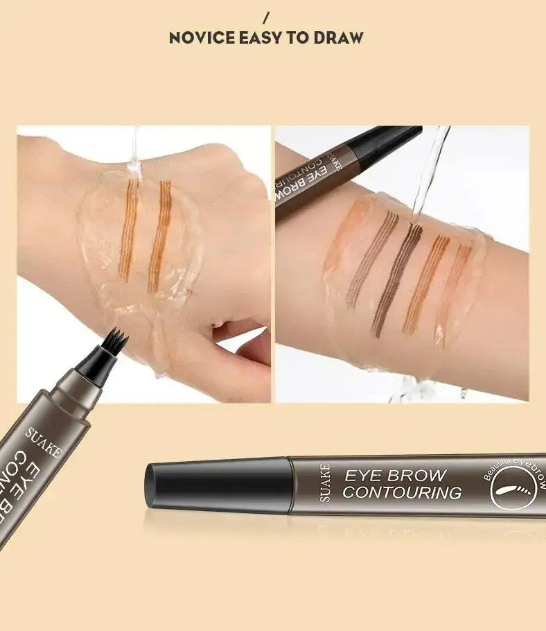 Crayon à sourcils à 4 fourches