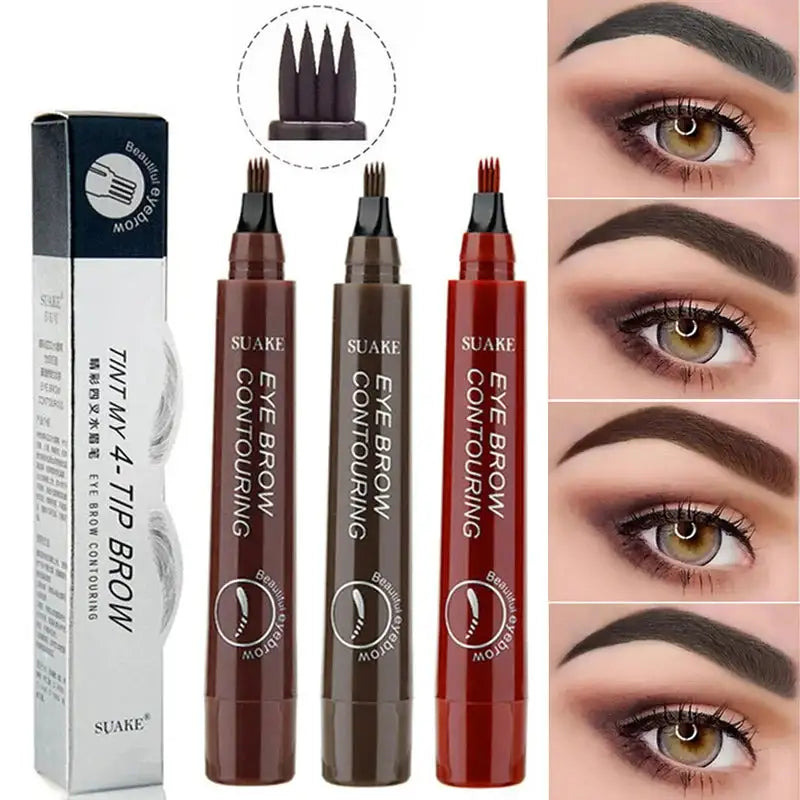 Crayon à sourcils à 4 fourches