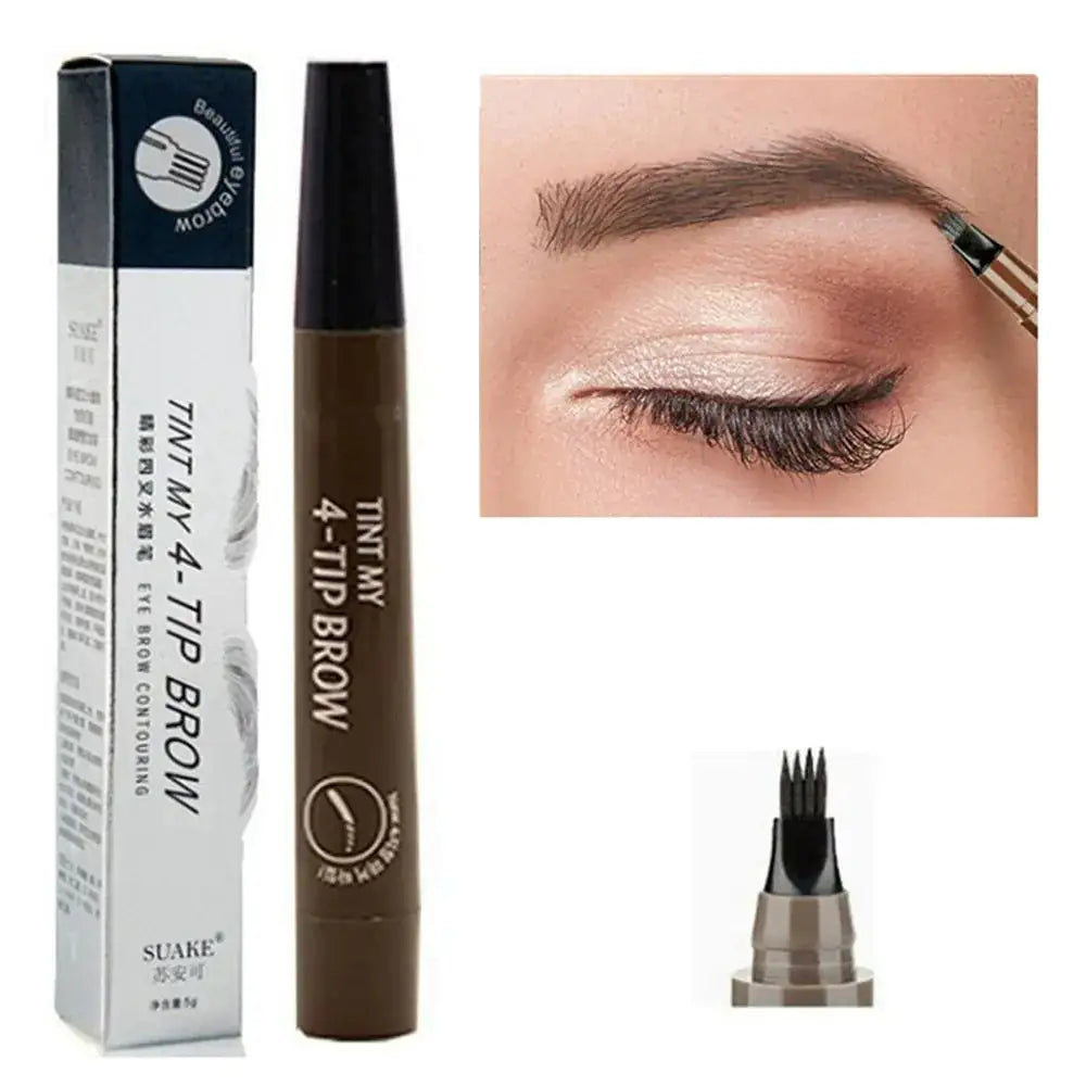 Crayon à sourcils à 4 fourches
