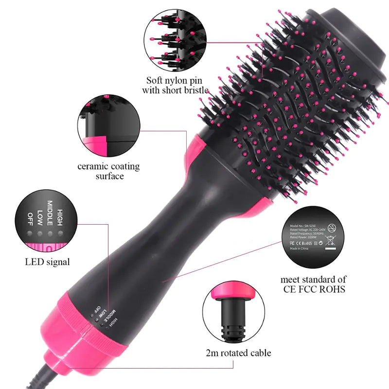 Brosse à air chaud multifonctionnelle